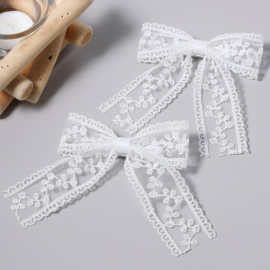 BABY シェリルレーシィリボンクリップ 白 ホワイト シェリルレーシィリボンクリップ – BABY, THE STARS SHINE BRIGHT